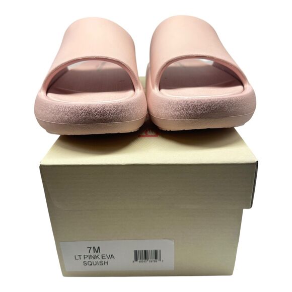 J/Slides Size 7M Light Pink Eva Squish Beach Pool Slides Women's New In Box - Picture 7 of 7